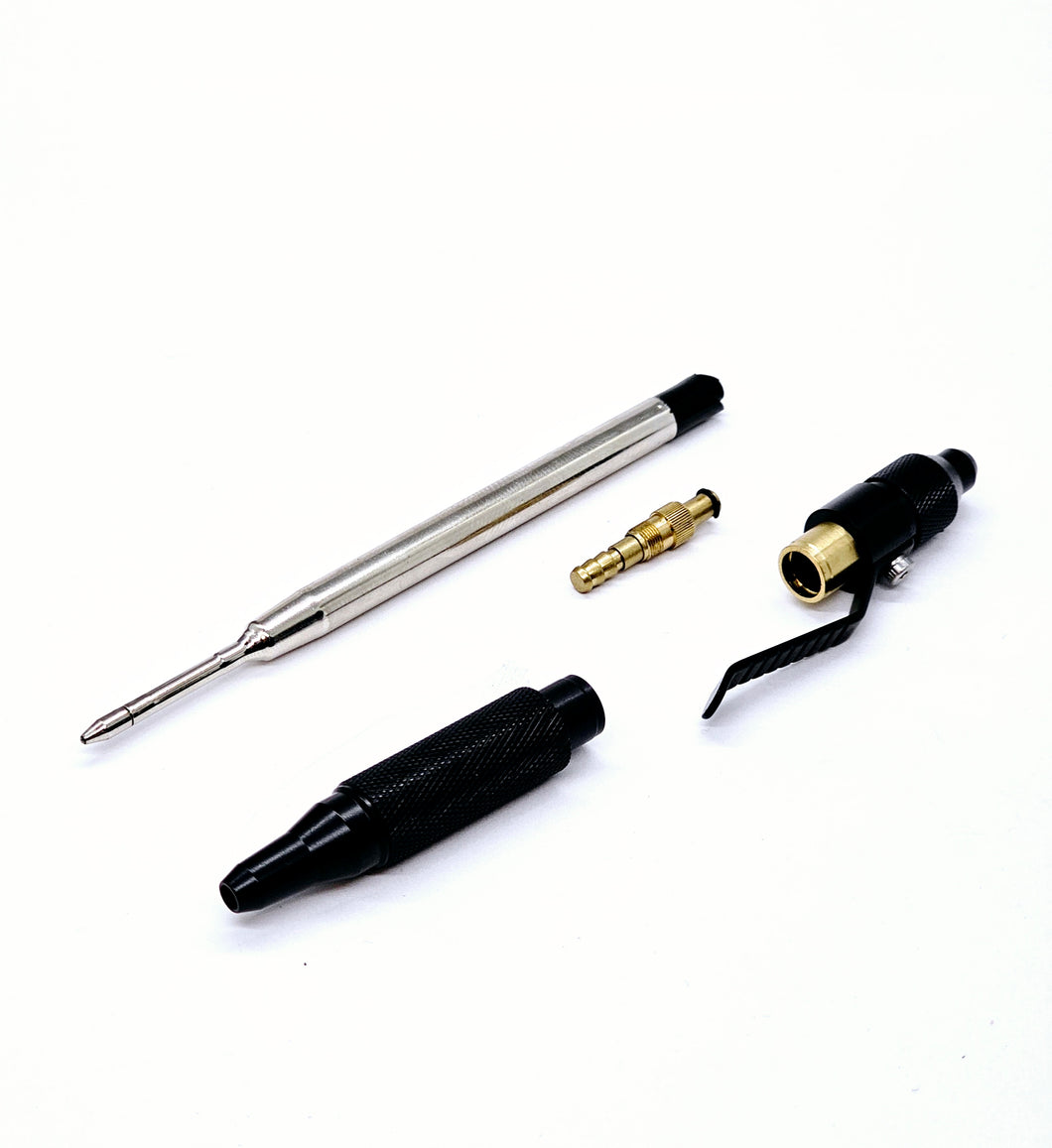 Click Top Black Aluminum Made to Order Pen