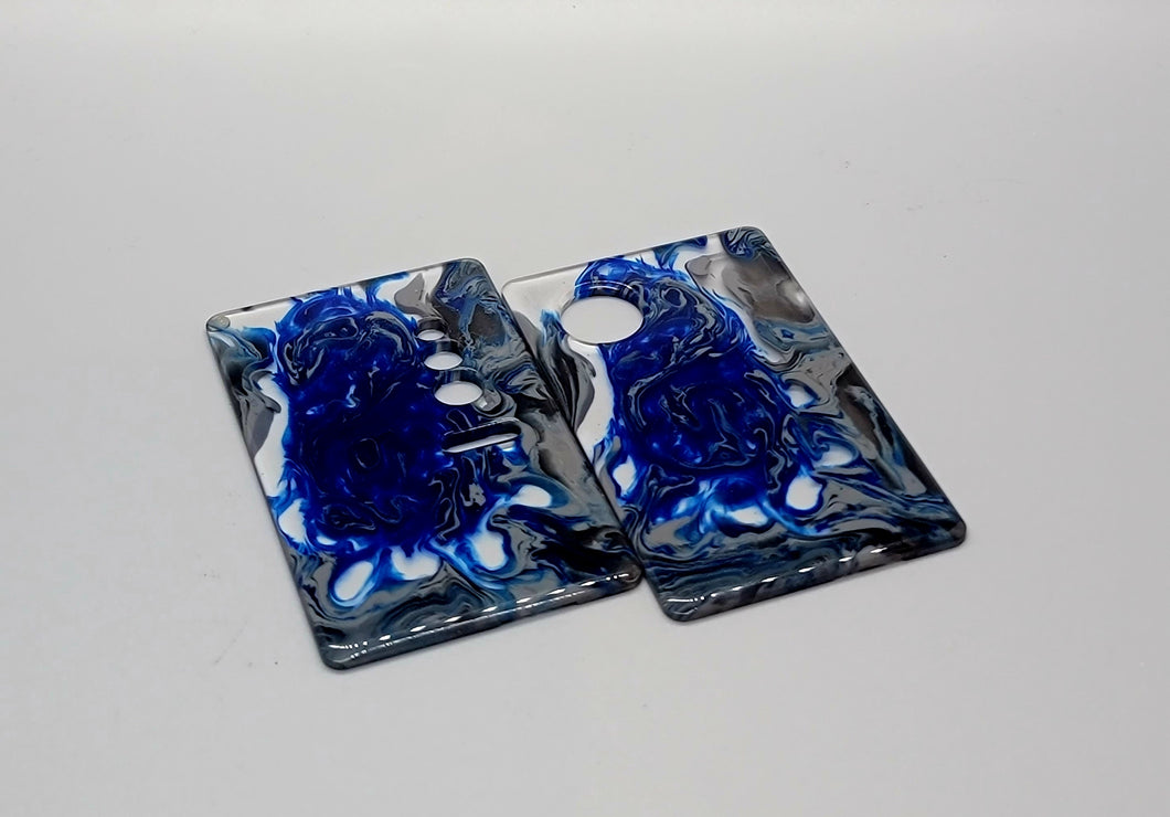 Hand Poured Acrylic Panels for the Cthulhu - Blue Nardo