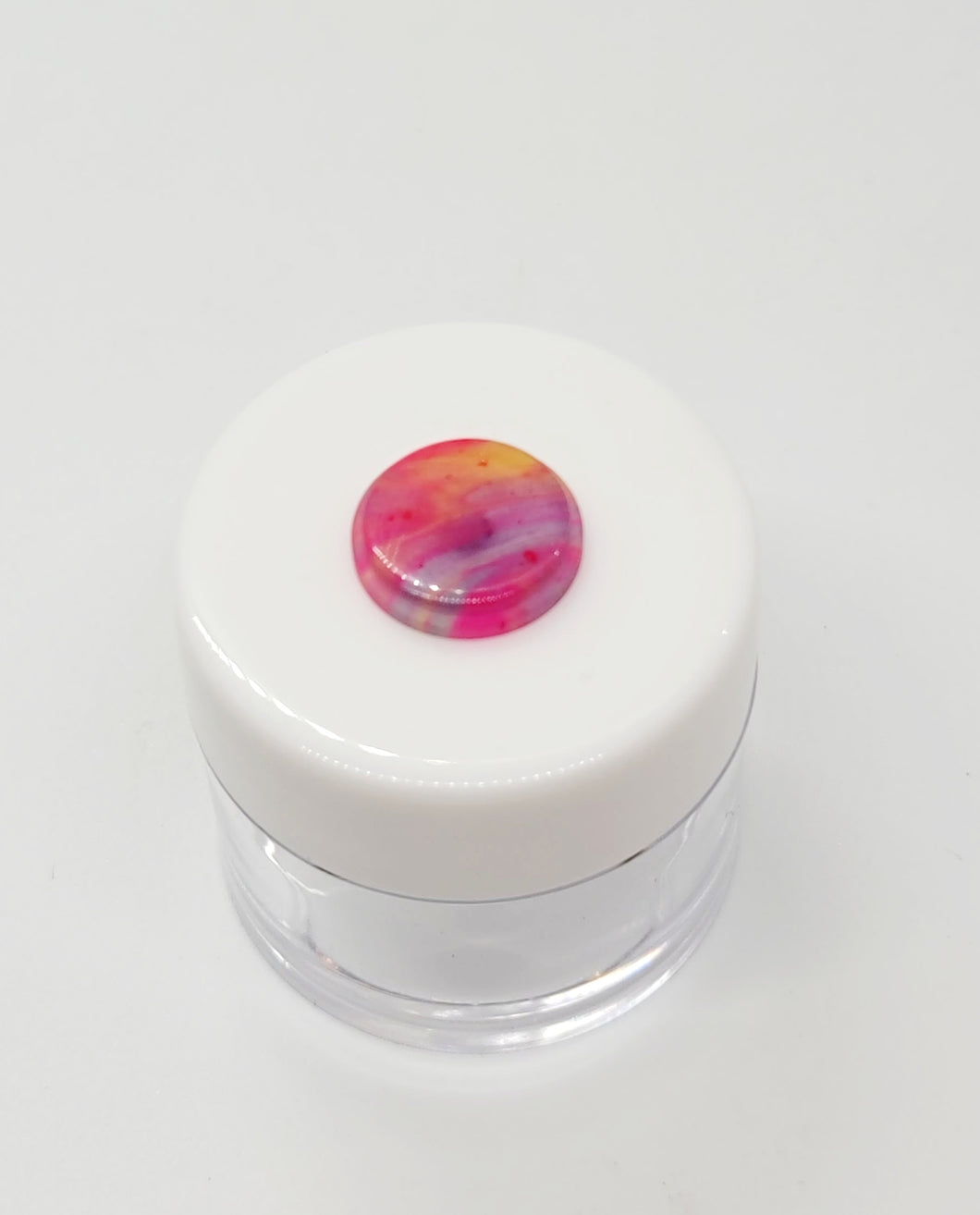 Hand Poured Acrylic Button for Billet Box - Round